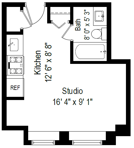 55 East Washington St Studio-3 Beds Apartment for Rent - Photo Gallery 34